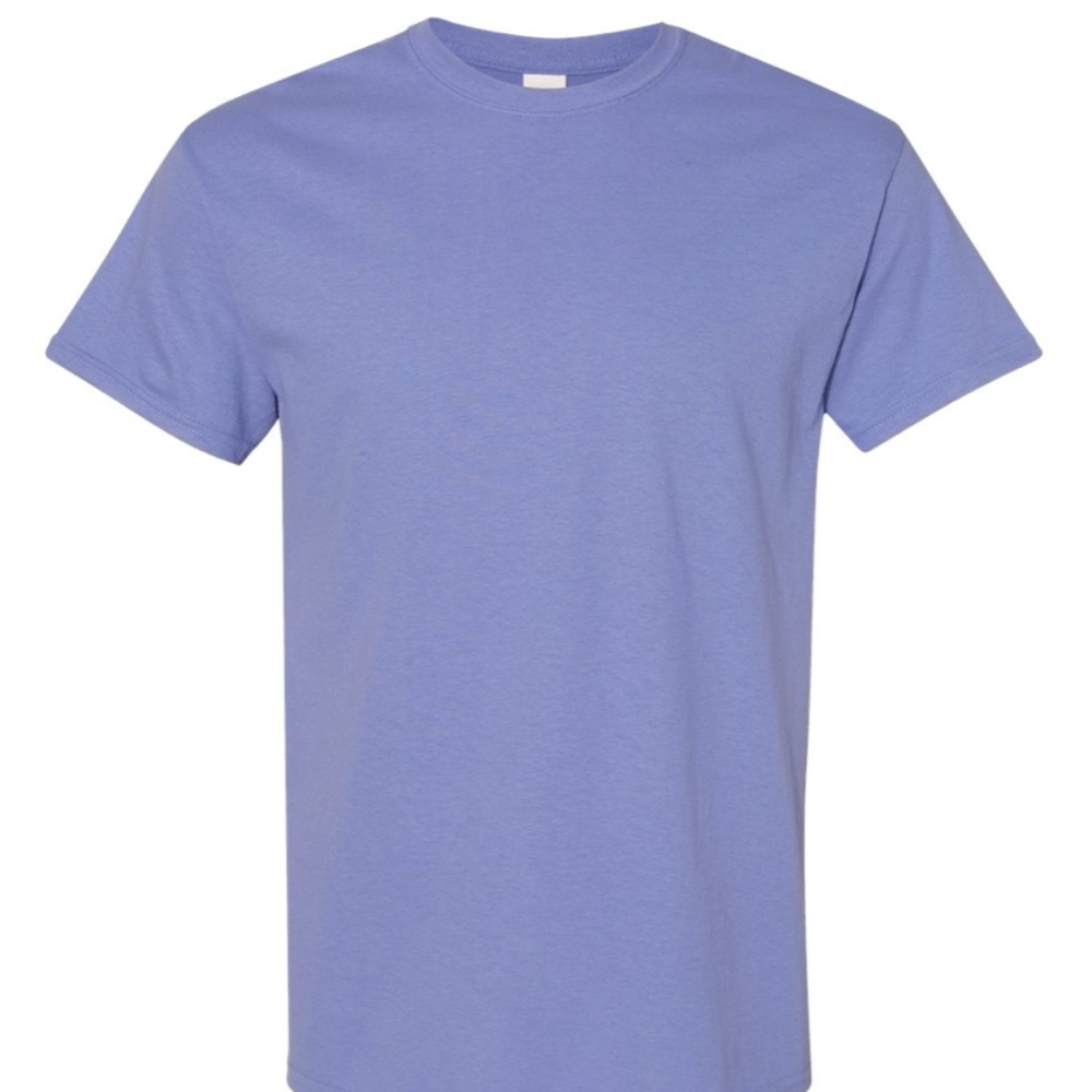 Gildan Unisex T-shirt Violet NEW